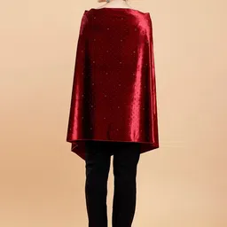 Moda Chales Embellished Velvet Shawl image 3