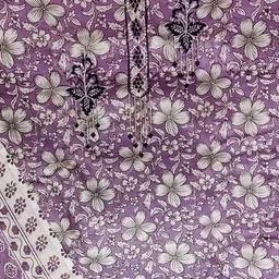 KALINI Printed Pure Cotton Unstitched Dress Material image 3