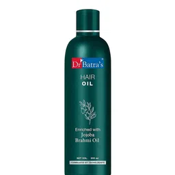 Dr. Batras Set Of 3 Hair Oil With Jojoba & Brahmi Oil To Nourishes Scalp - 200 ml Each image 3