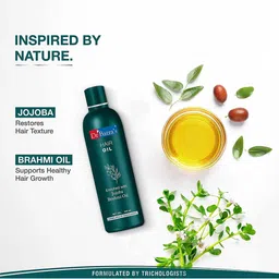 Dr. Batras Set Of 3 Hair Oil With Jojoba & Brahmi Oil To Nourishes Scalp - 200 ml Each image 2