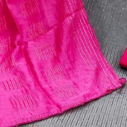 SHADOW & SAINING Ethnic Motif Embroidered Unstitched Dress Material image 4