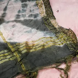 SHADOW & SAINING Ethnic Motifs Embroidered Unstitched Dress Material image 5