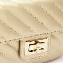 Lino Perros Structured Sling Bag with Quilted Detail image 3