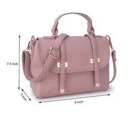 yelloe Textured Satchel image 5