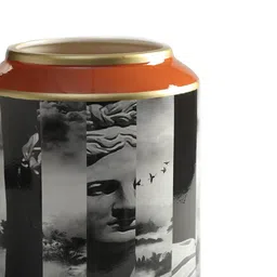 home4u Surreal Multicolour Porcelain Vase image 5