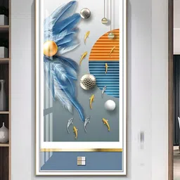 THE HANDMADE FLAIR 1 Piece Canvas Abstract Painting Wall Art-image-24