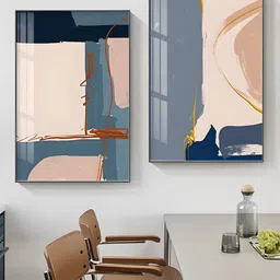 THE HANDMADE FLAIR 2 Piece Wood Abstract Wall Art-picture-16