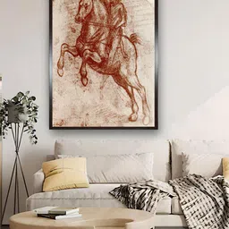The Art House Brown Study of a Knight Painting Wall Art-image-73
