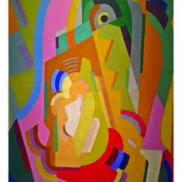 Inephos Yellow & Green Inside A Broken Mind Canvas Wall Painting-image-55