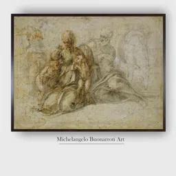 The Art House Beige Wooden Framed Painting Wall Art-picture-24