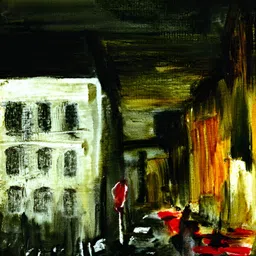 Inephos Yellow & Black Place D'Italie France Abstract Canvas Paintings Wall Arts-image-64