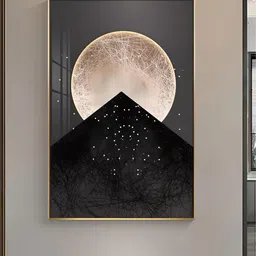 THE HANDMADE FLAIR Black & Off White Abstract Wooden Wall Art-image-53