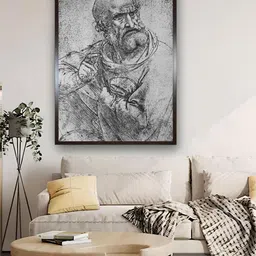 The Art House Grey Apostle with his Right Hand Raised' Painting Wall Art-picture-29