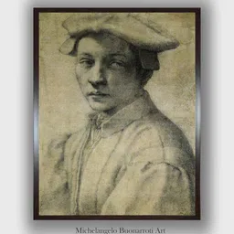 The Art House White & Grey Quaratesi Portrait Wooden Framed Painting Wall Art-picture-27