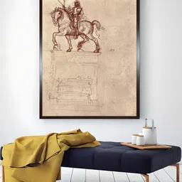 The Art House Beige Wooden Trivulzio Monument Wall Art-picture-16