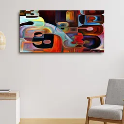 999Store Brown & Orange Modern Contemporary Painting Wall Art-picture-33