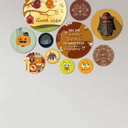 ArtVibes Set Of 11 Wooden Wall Art image 3