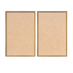 999Store Set Of 2 Blue Abstract Painted Wall Art image 3