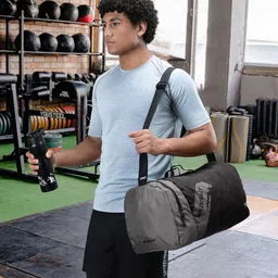 Wildcraft Men Black & Grey Mynt Printed Duffel Bag-picture-17