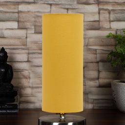 Devansh Yellow Steel Table Lamp With Cotton Shade-picture-37