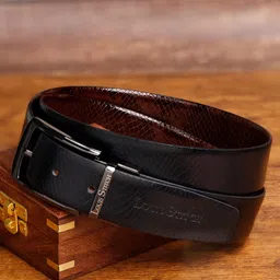 LOUIS STITCH Men Textured Leather Reversible Formal Belt-picture-40