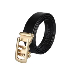 Kastner Men Black Textured Formal Belt image 4