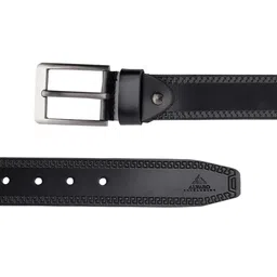 Alvaro Castagnino Men Wide Textured Leather Belt image 2