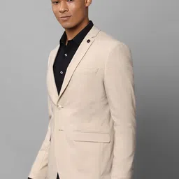 Allen Solly Textured Slim Fit Formal Blazer image 3