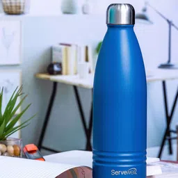 Servewell Indus Imeprial Blue SS Vacuum Stainless Steel Water Bottle 750 ml-picture-17