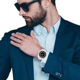 Walrus Men Textured Stainless Steel Bracelet Style Analogue Watch WWTM-POLO-VIII-020707_D image 4