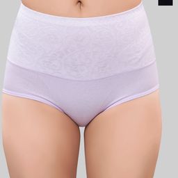 PLUMBURY Pack Of 2 Self Design Anti-Odour Cotton Tummy Control Hipster Briefs-picture-32