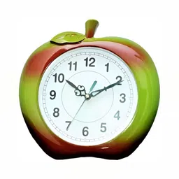 Sigaram Brown & Green Printed Round Shaped Analogue Wall Clock-image-6