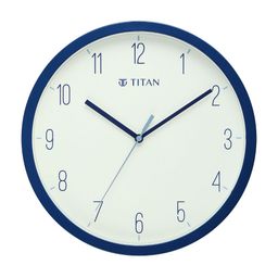 Titan Blue & White Contemporary Wall Clock-picture-39