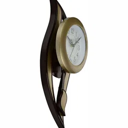 Attractionz Gold-Toned & White Wall Clock image 3