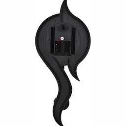 Attractionz Gold Toned Brown Analog Round Contemporary Pendulum Wall Clock image 2