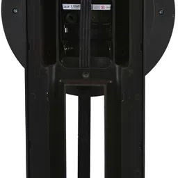 Attractionz Gold-Toned & White Textured Round Shaped Contemporary Wall Clock image 3