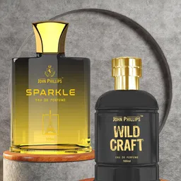 JOHN PHILLIPS Men Set Of Sparkle & Wildcraft Eau De Parfum - 100ml Each-image-11
