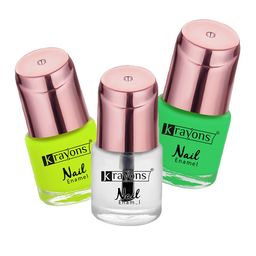 krayons Set of 3 Crazy Long Lasting Gel Nail Enamel - 8 ml Each-picture-31