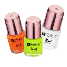 krayons Set of 3 Crazy Long Lasting Gel Nail Enamel - 8 ml Each-picture-23