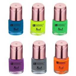 krayons Set of 6 Crazy Long Lasting Gel Nail Enamel - 8 ml Each-picture-12