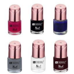 krayons Set of 6 Crazy Long Lasting Gel Nail Enamel - 8 ml Each-picture-1