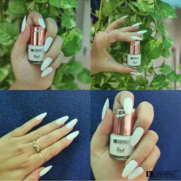 krayons Set of 3 Crazy Long Lasting Gel Nail Enamel - 8 ml Each image 3