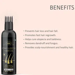 Desi Crew Set Of 4 Jonk Hair Oil For Hair Growth - 100 ml Each image 3