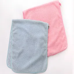 Kuber Industries Grey & pink 2 Pcs Textured 280 GSM Hand Towels image 5