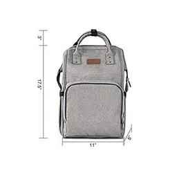 Ineffable Baby Diaper Bag for Mothers for Travel (Grey) image 3