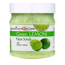 BEAUCODE BIOCARE Green Lemon Face Scrub with Vetiver Extract For All Skin Types - 250ml-picture-41
