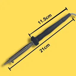 generic Vtronix 125W Round Soldering Iron for Precision Electronics Work | Soldering Machine for Home, Industrial & Electronics Workshop Reparing with Fast Heating & Heat Resistant Handle (125W Round) image 5
