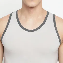 La Intimo Pack Of 2 Pure Cotton Gym Vests image 2