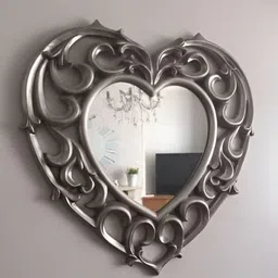 VAS collection home Grey Ethnic Motifs Patterned Wooden Wall Mirror-picture-16