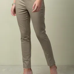 Fabindia Women Cotton Slim Fit Trousers-picture-35